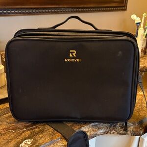 Relavel Black Travel Cosmetic Organizer Bag